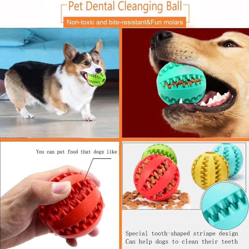 Tooth Cleaning Food Feeder Silicone Ball