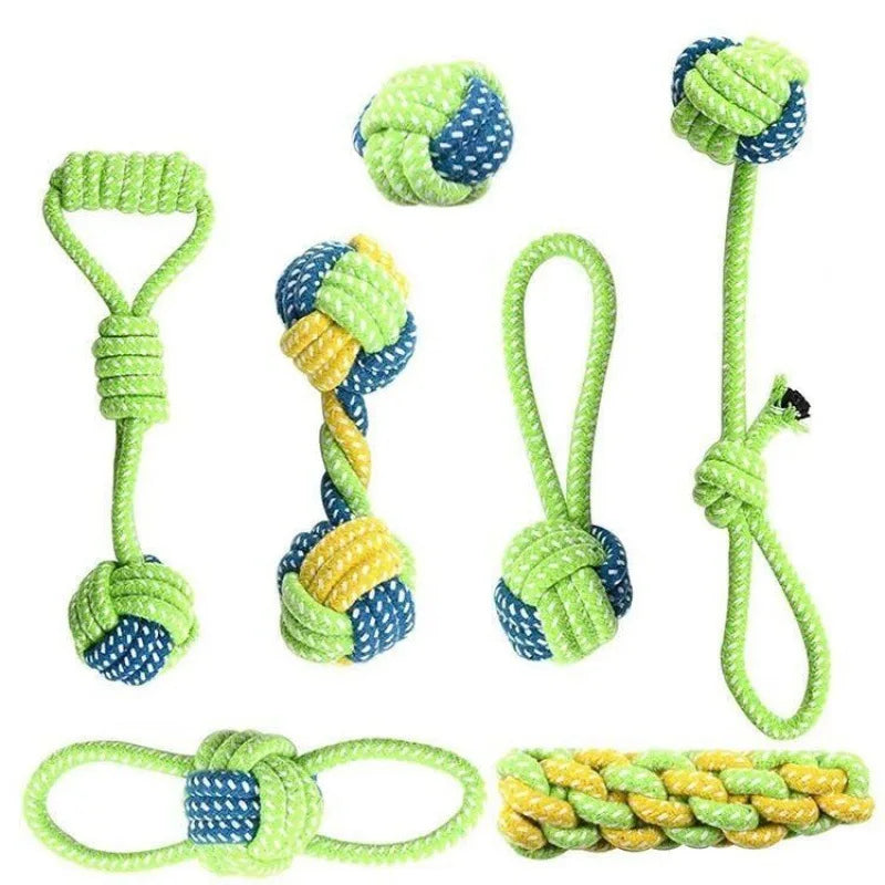 Dog Interactive Cotton Toothbrush Rope