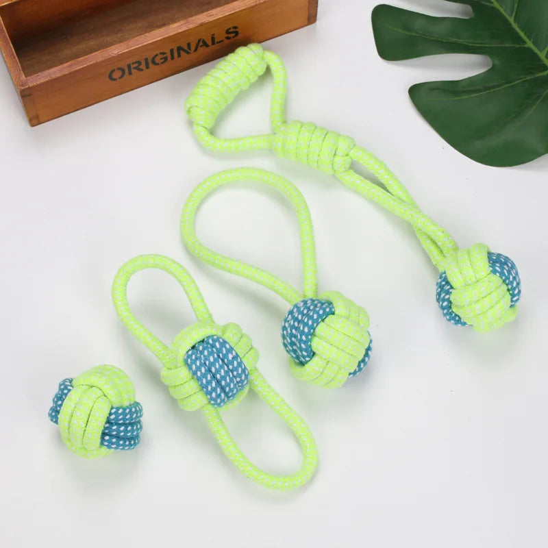 Dog Interactive Cotton Toothbrush Rope