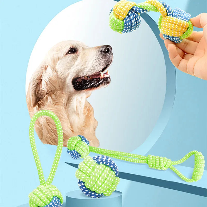 Dog Interactive Cotton Toothbrush Rope