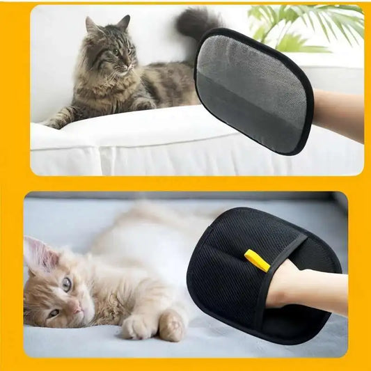 Double-Sided Pet Hair Remover Glove  for Cleaning, Glothes, Carpets And Sofas