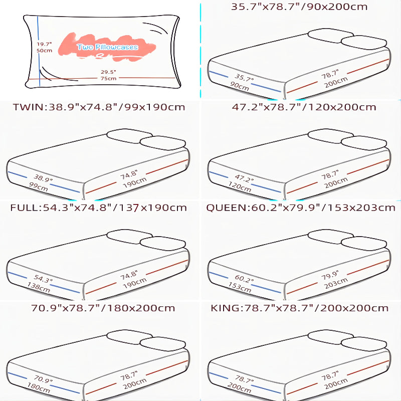 Kuup Satin Dream Bedding Set (3PCS)