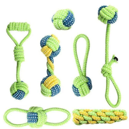 Dog Interactive Cotton Toothbrush Rope